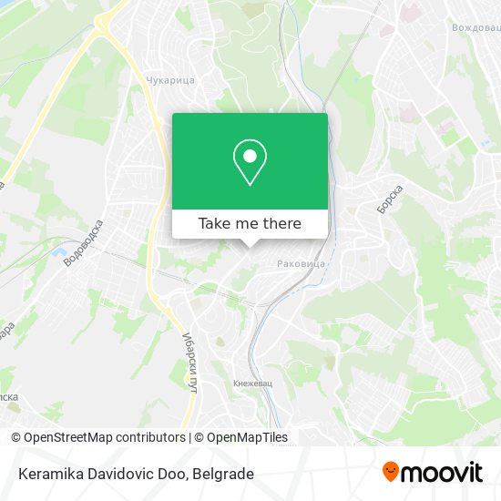 Keramika Davidovic Doo map