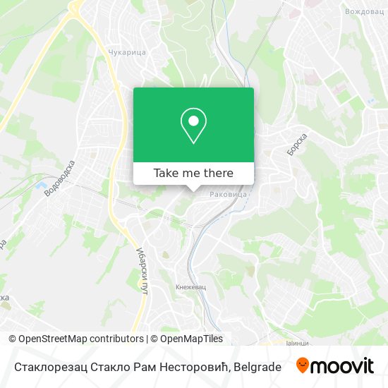 Стаклорезац Стакло Рам Несторовић map