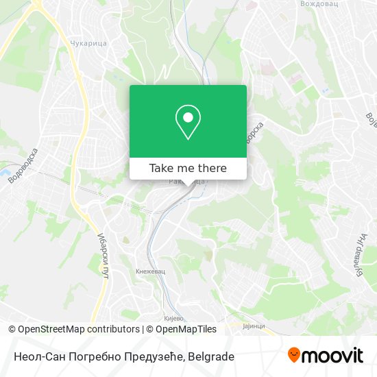 Неол-Сан Погребно Предузеће map