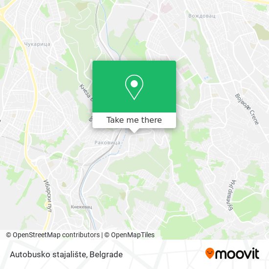 Autobusko stajalište map