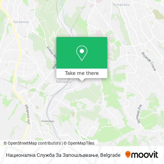 Национална Служба За Запошљавање map