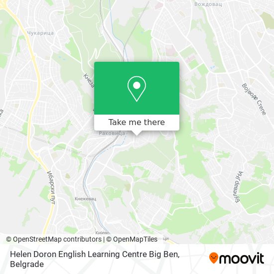 Helen Doron English Learning Centre Big Ben map