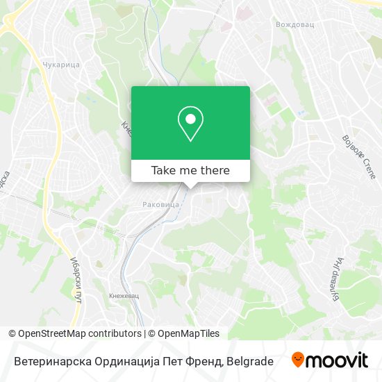 Ветеринарска Ординација Пет Френд map