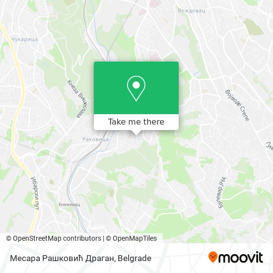 Месара Рашковић Драган map