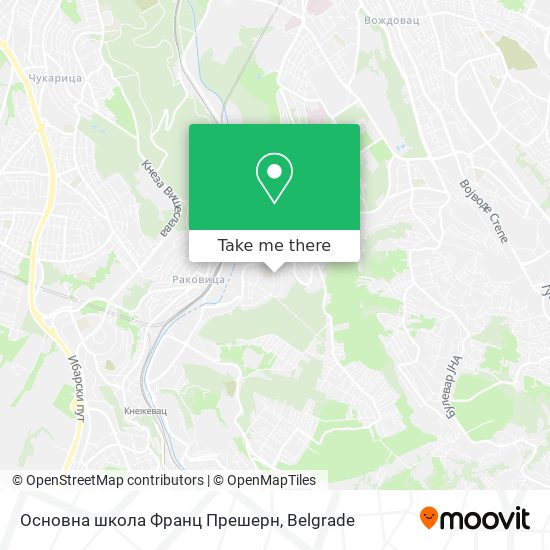 Основна школа Франц Прешерн map