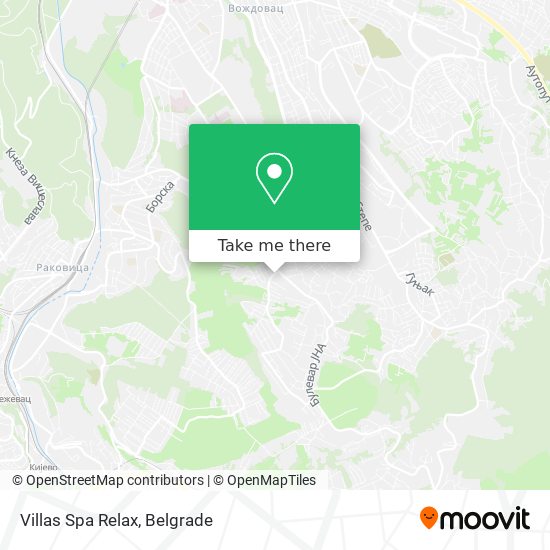 Villas Spa Relax map