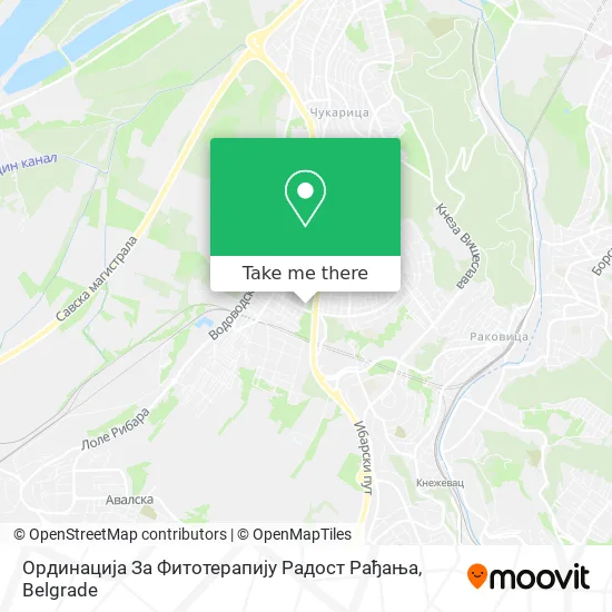 Ординација За Фитотерапију Радост Рађања map