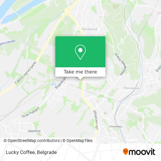 Lucky Coffee map