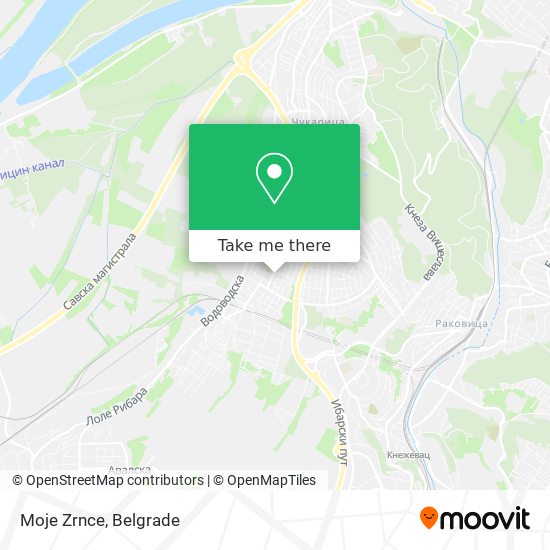 Moje Zrnce map