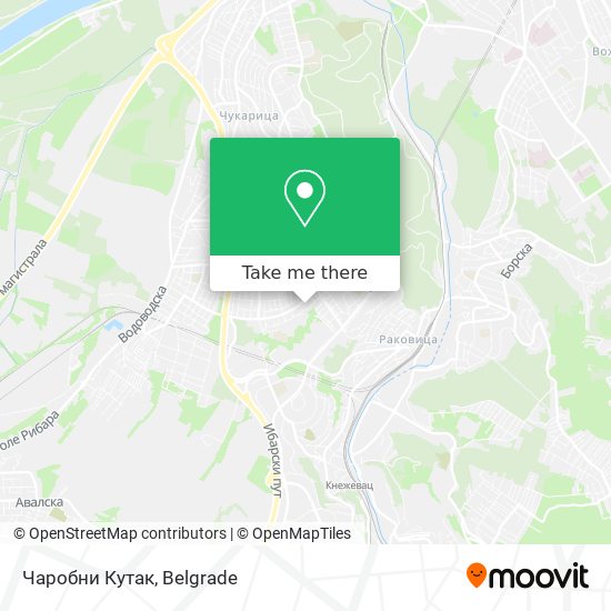 Чаробни Кутак map