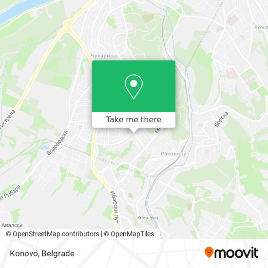 Konovo map