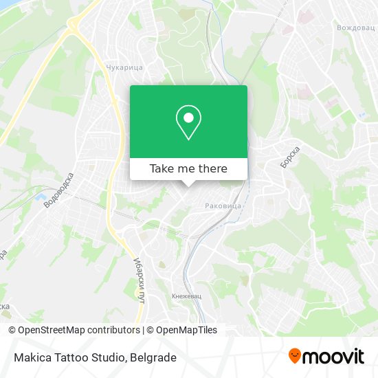 Makica Tattoo Studio map