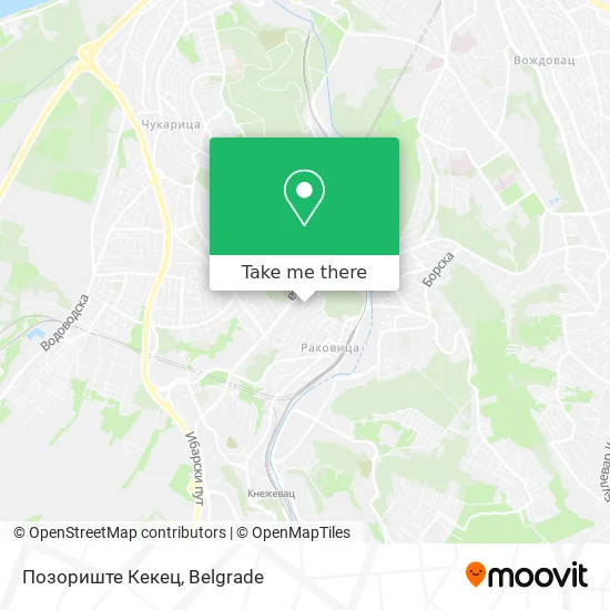 Позориште Кекец map