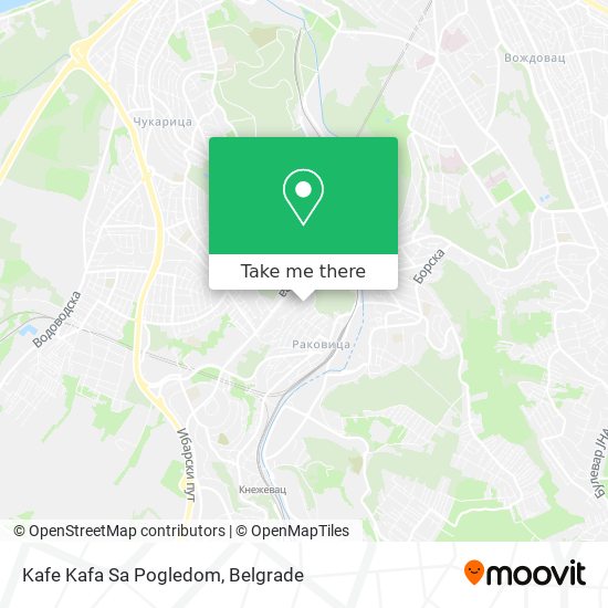 Kafe Kafa Sa Pogledom map