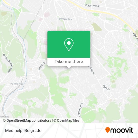 Medihelp map