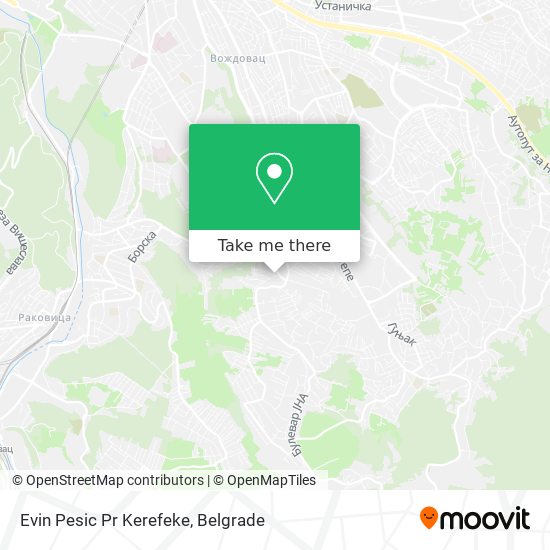 Evin Pesic Pr Kerefeke map
