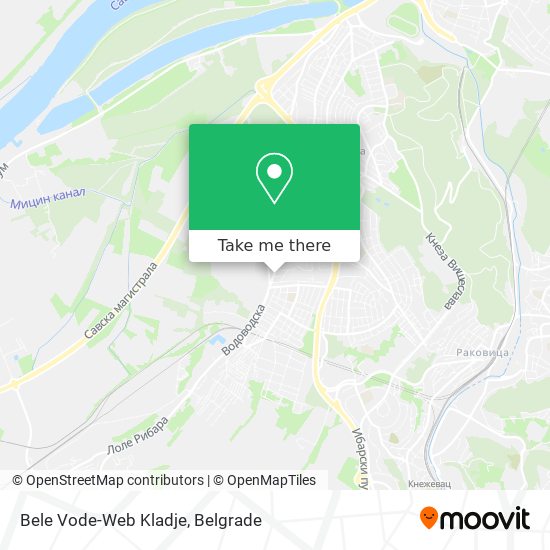 Bele Vode-Web Kladje map