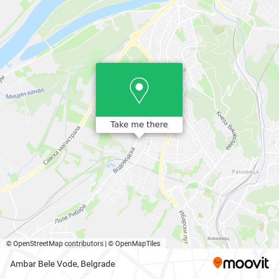 Ambar Bele Vode map