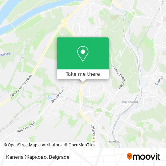 Капела Жарково map