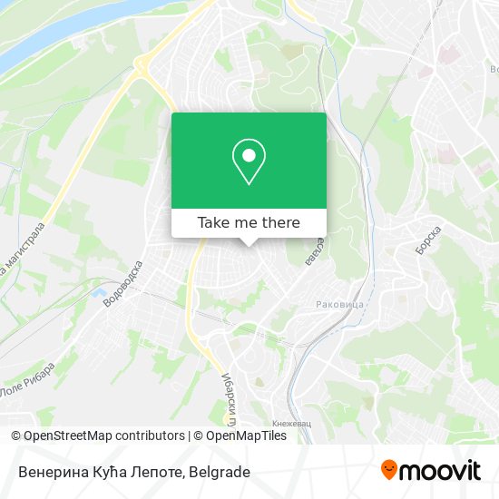 Венерина Кућа Лепоте map