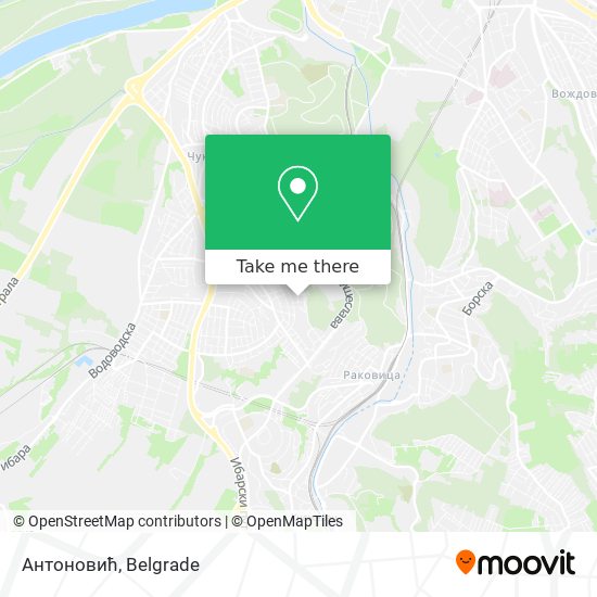 Антоновић map