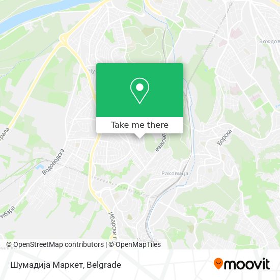 Шумадија Маркет map