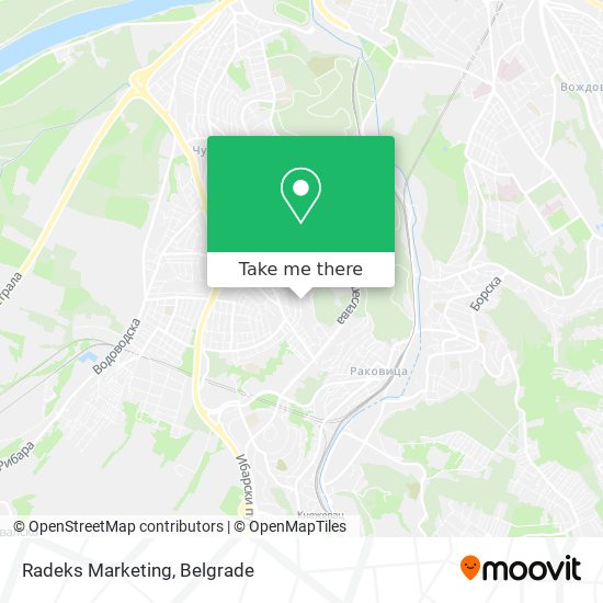 Radeks Marketing map