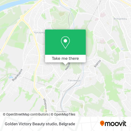 Golden Victory Beauty studio map