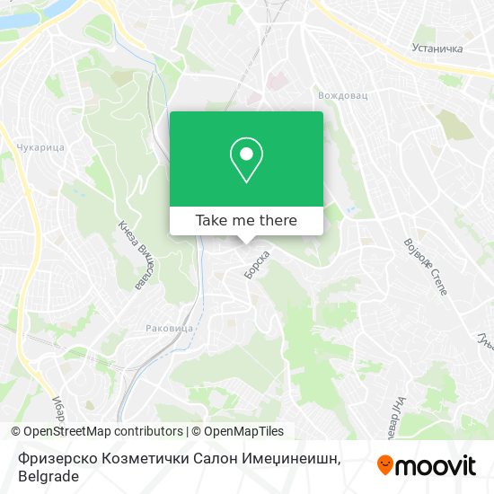 Фризерско Козметички Салон Имеџинеишн map