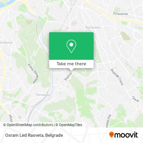 Osram Led Rasveta map