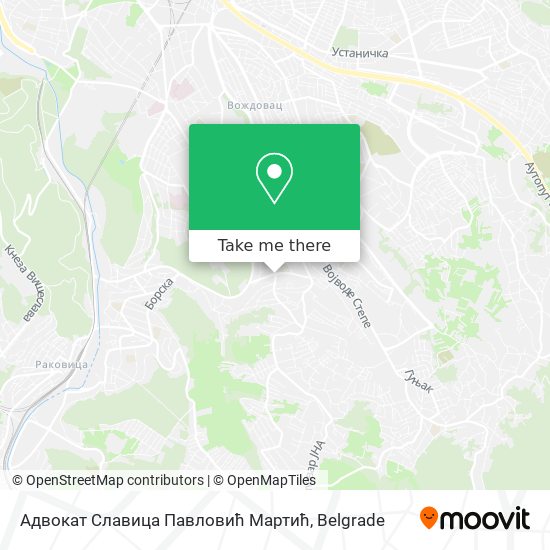 Адвокат Славица Павловић Мартић map