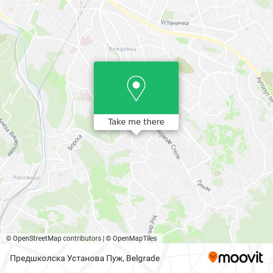 Предшколска Установа Пуж map