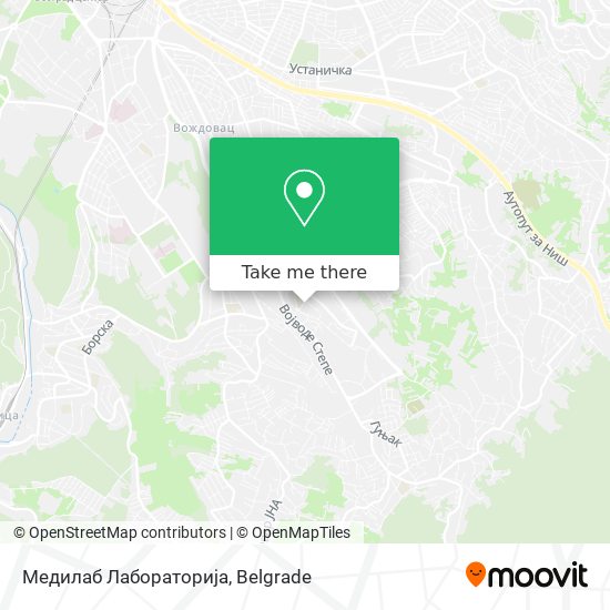 Медилаб Лабораторија map