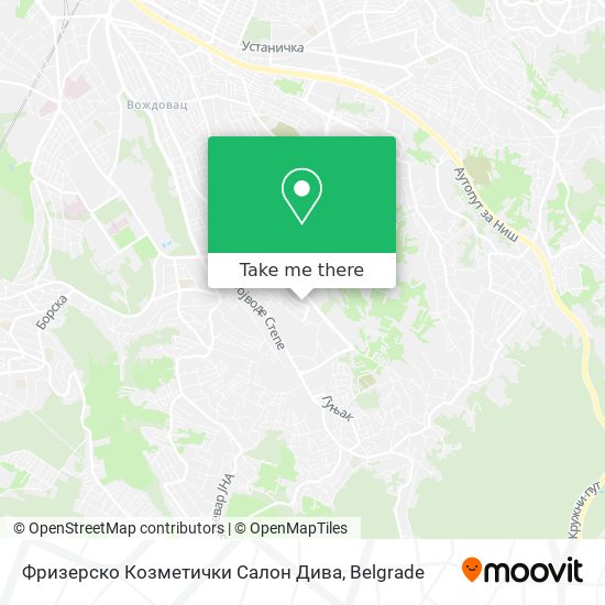 Фризерско Козметички Салон Дива map