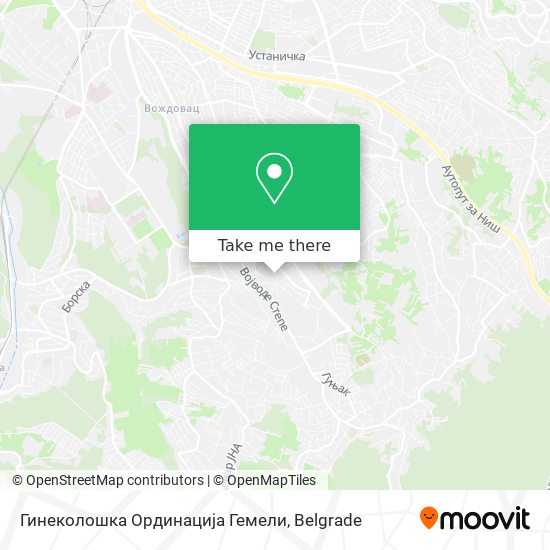 Гинеколошка Ординација Гемели map