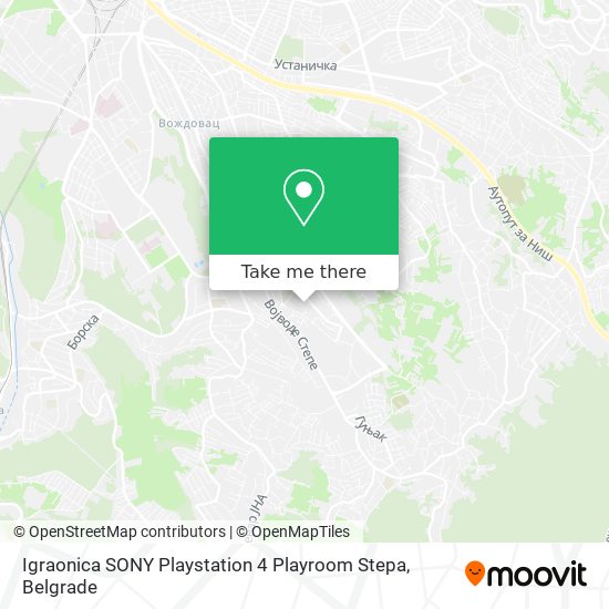 Igraonica SONY Playstation 4 Playroom Stepa map