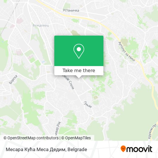 Месара Кућа Меса Дедим map