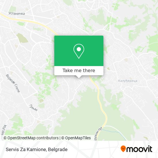 Servis Za Kamione map