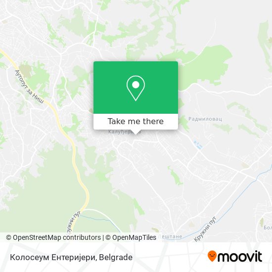 Колосеум Ентеријери map