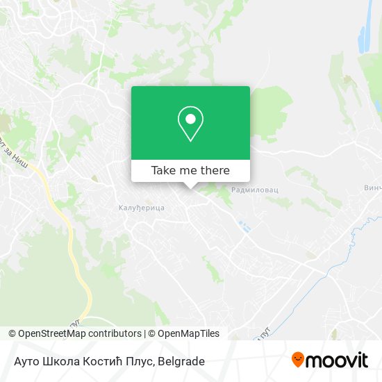 Ауто Школа Костић Плус map