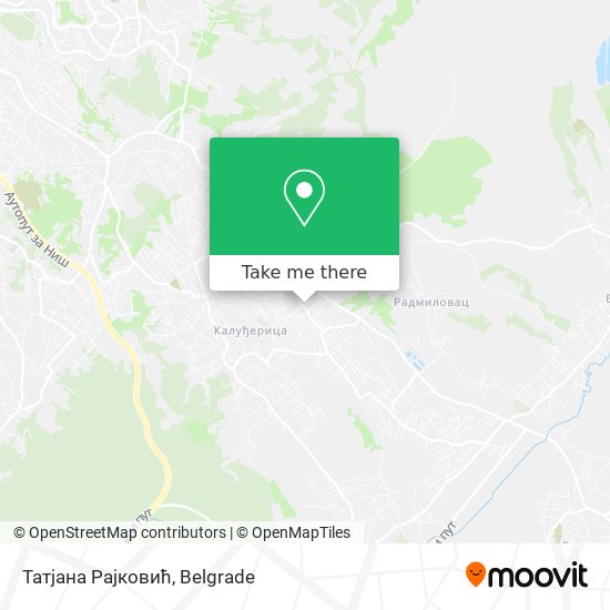 Татјана Рајковић map