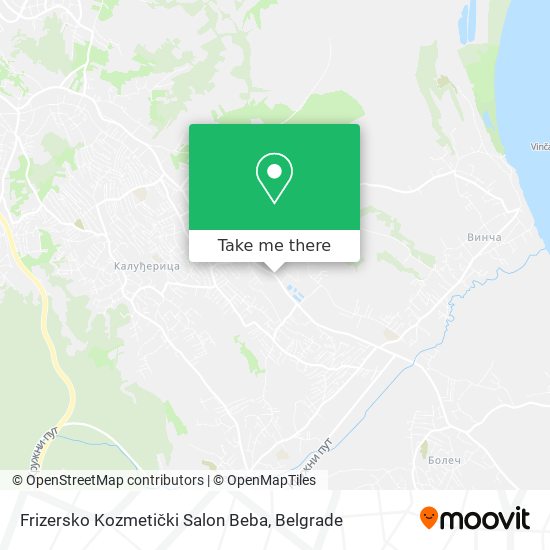 Frizersko Kozmetički Salon Beba map