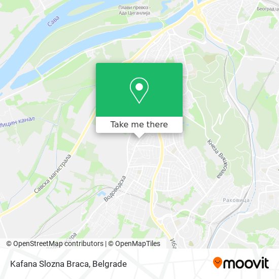 Kafana Slozna Braca map