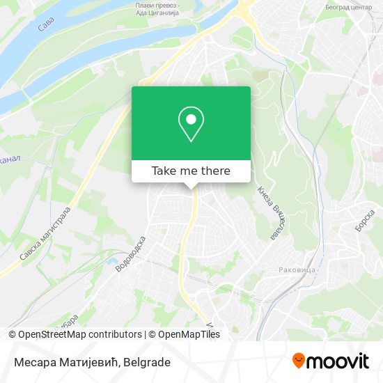 Месара Матијевић map