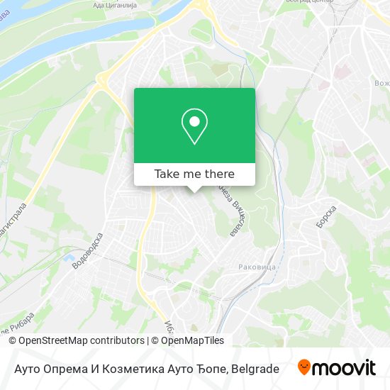 Ауто Опрема И Козметика Ауто Ђопе map