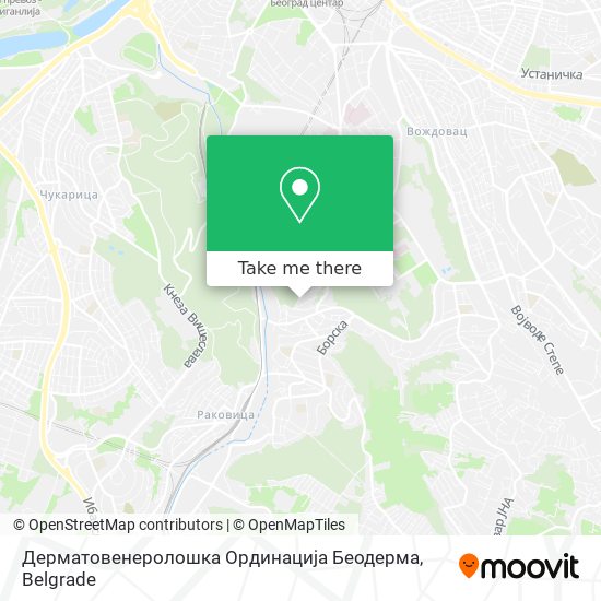 Дерматовенеролошка Ординација Беодерма map