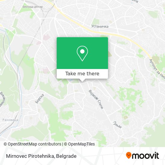 Mirnovec Pirotehnika map