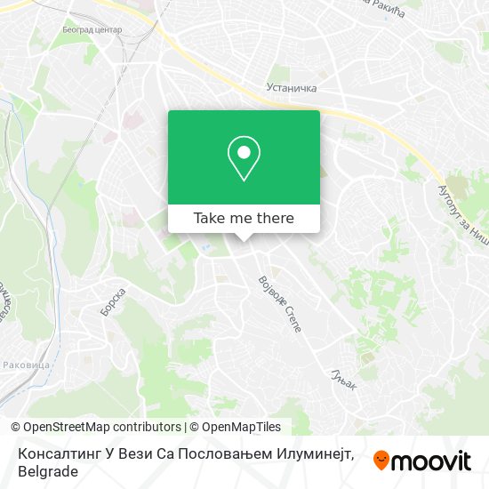 Консалтинг У Вези Са Пословањем Илуминејт map