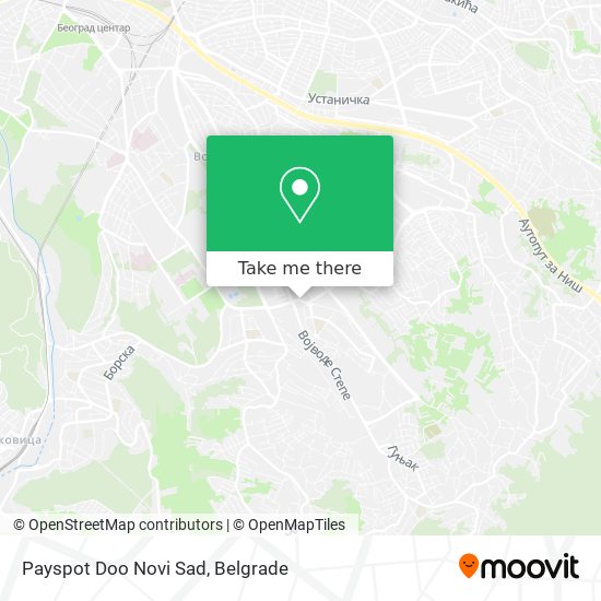 Payspot Doo Novi Sad map