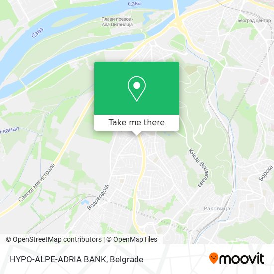 HYPO-ALPE-ADRIA BANK map